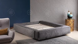 בסיס מרופד מסגרת עבה מאוד ללא ארגז מצעים H41-B her12