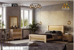 חדר שינה ומיטה שקד